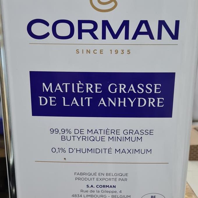 Used- Corman Amf Butter P3 Anhydrous Milkfat 1Kg