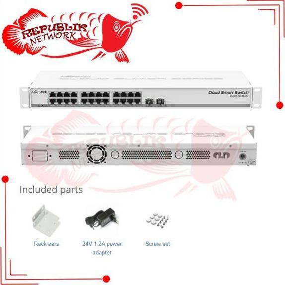 MikroTik CSS 326 24G 2S+ RM CSS326-24G-2S+RM