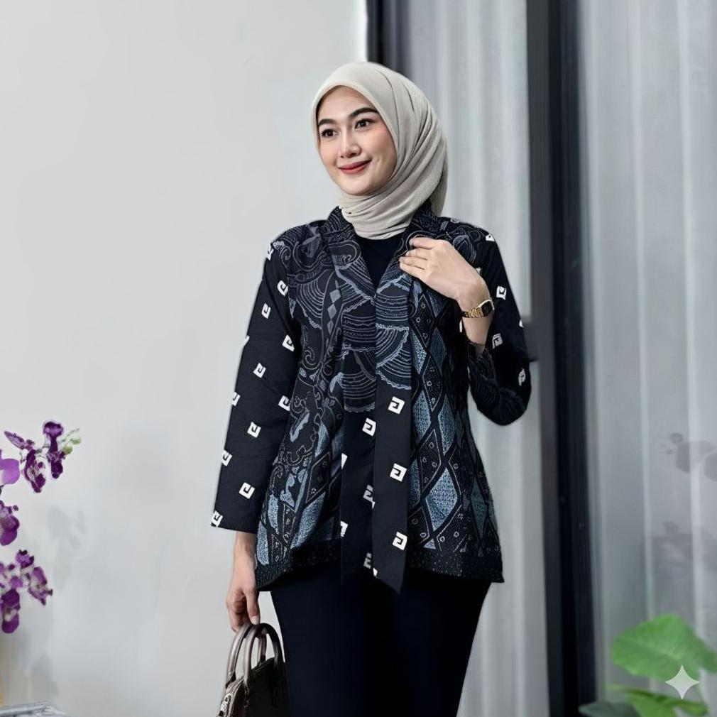 EXCLUSIVE BLOUSE ATASAN BATIK WANITA BLUS BATIK BLARAK PANCAL