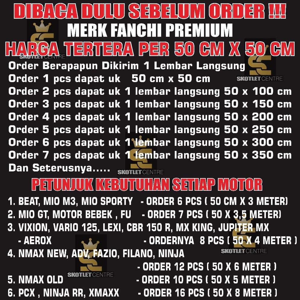 ORIGINAL STIKER SKOTLET LEMBAYUNG STICKER MOTOR MAGIC CANDY GLOSSY STICKER BUNGLON GLOSS GREY FLIP M