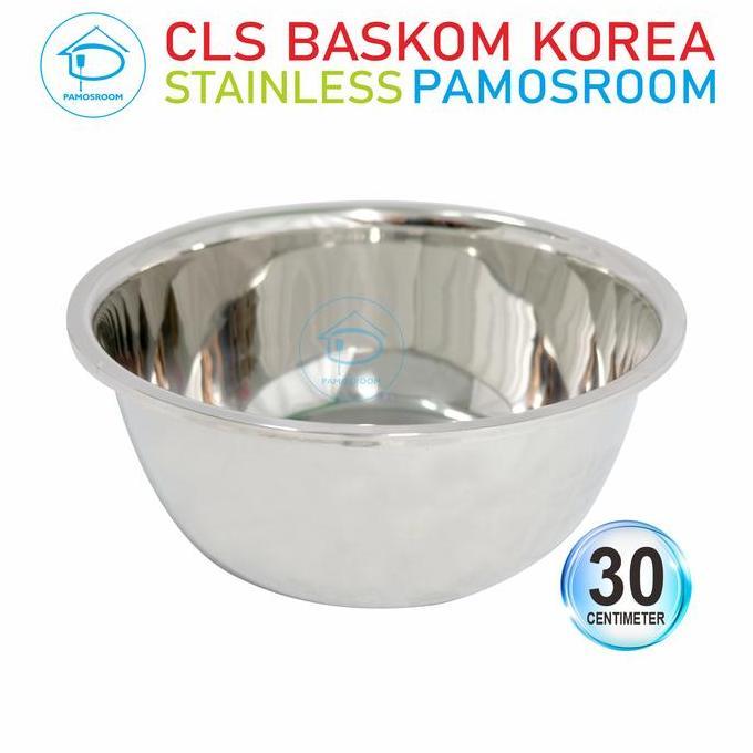 Calypso Baskom Stainless 30cm Baskom Korea Tebal Kualitas TOP