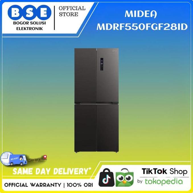 Kulkas Inverter Midea MDRF550FGF28ID Multi Door Kulkas 4 Pintu MDRF550