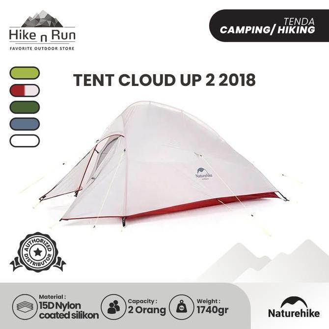 * TENDA CAMPING 20D NATUREHIKE TENT CLOUD UP 2 2018 NH17T001-T *