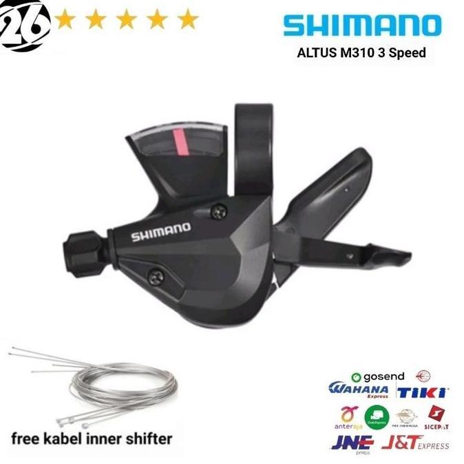 Shifter Sepeda Shimano ALTUS M310 3 Speed Operan Gigi Sepeda Shimano