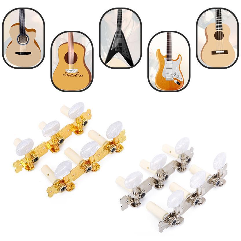 Dryer Gitar Klasik Akustik Gold Silver / Puteran Klasik / Tuning Peg Gitar Machines Klasik / Spare P