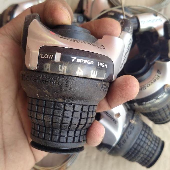 Sepasang Shifter Sepeda Lipat 3x7 Speed merk SHIMANO REVOSHIFT SL-RS41