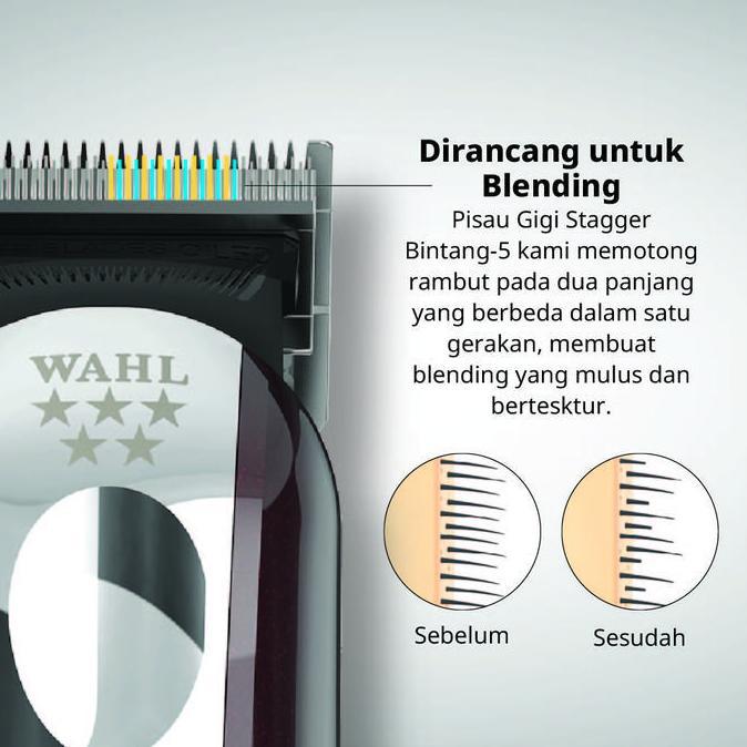 Promo [Ori]Wahl 5 Star Magic Clip Cordless Clipper - Alat Cukur Rambut Profesional / Wahl Original