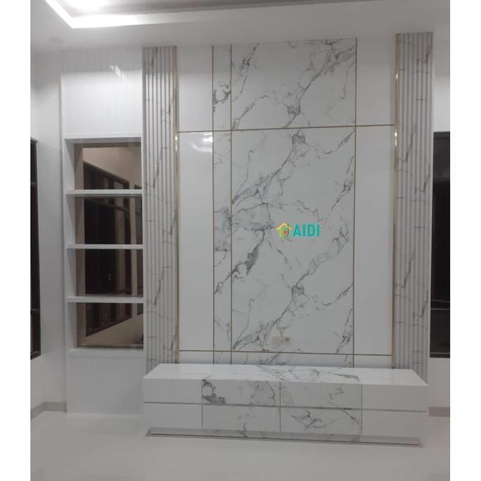 Big- Ah 3061Hg White Carrera Glossy L Pattern Aidi L Marmer Aidi 3061