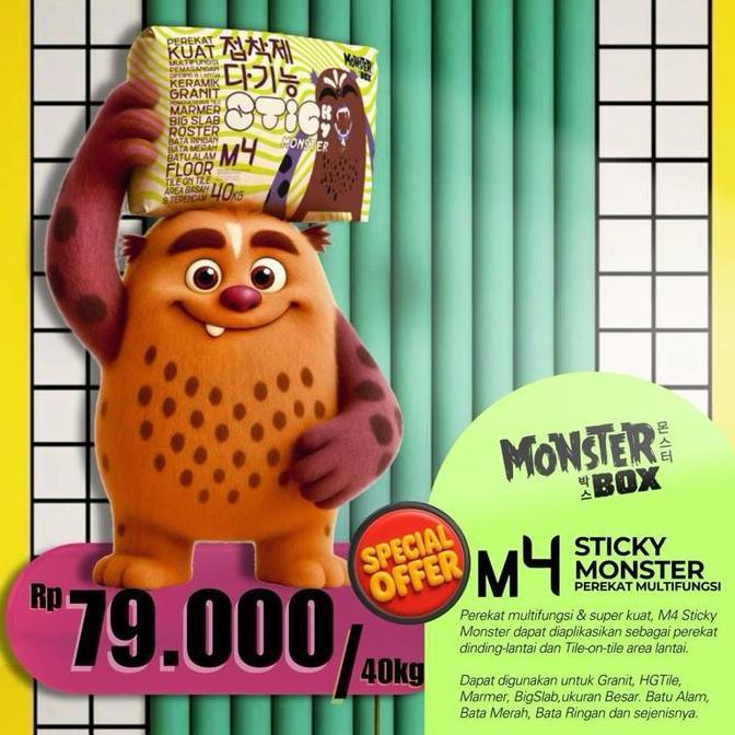 Big- Semen Instan Mortar Perekat Keramik/Granit/Lemkeramik/Monsterbox M4