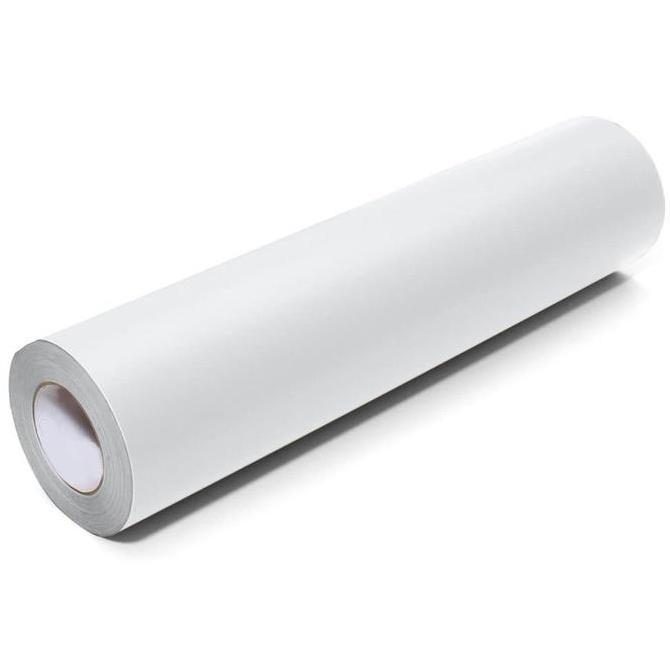 kintarazti Stiker Vinyl Putih Susu Matte/Doff/Satin 120 cm Sticker Skotlet Murah Diskon