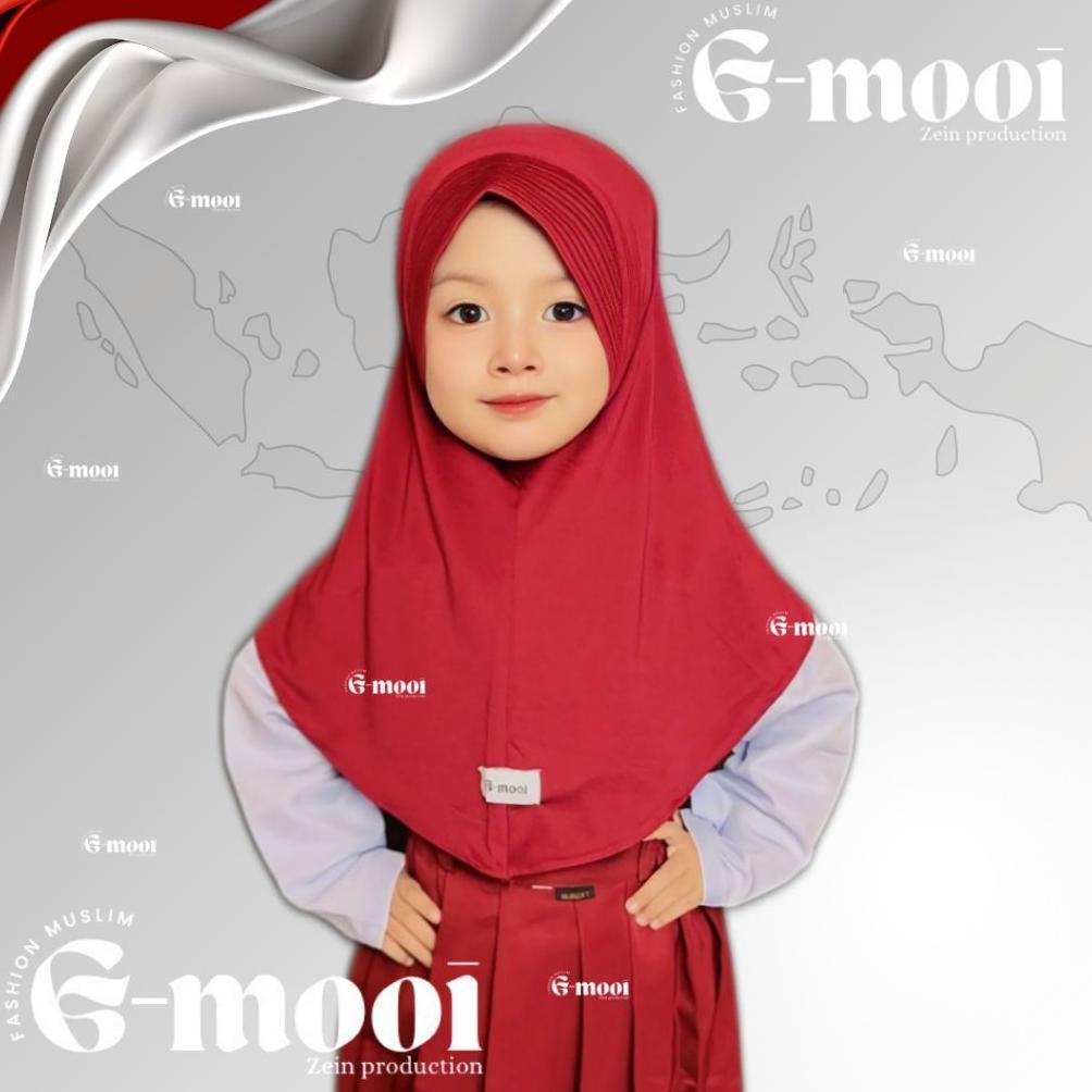 ORIGINAL hijab anak 0-10 tahun hijab anak sekolah merah putih SD jilbab anak sekolah SD kerudung ana