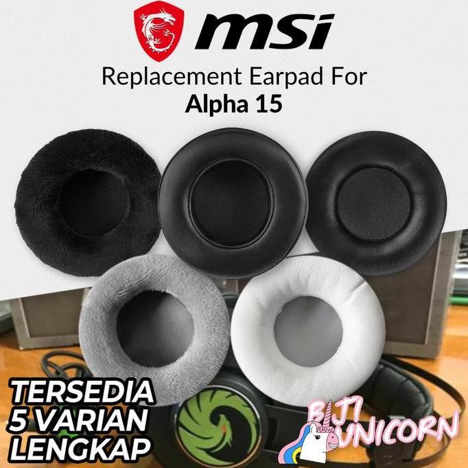 TERBARU - Earpad Earcup Ear Cushion MSI Alpha 15 Busa Bantalan Foam