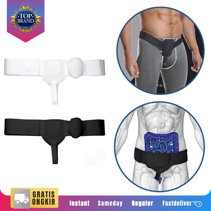 Celana Hernia Belt Breathable With Soft Pad Sabuk Hernia Penyangga Hernia Trussinguinal Sabuk Hernia