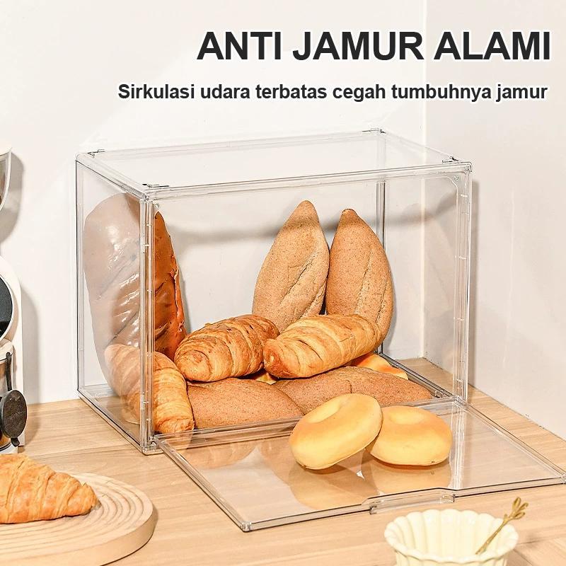 Perabotan Rafa Etalase Kue Rak Roti Akrilik Rak Box Akrilik Tempat Display Jualan Gorengan Tempura S