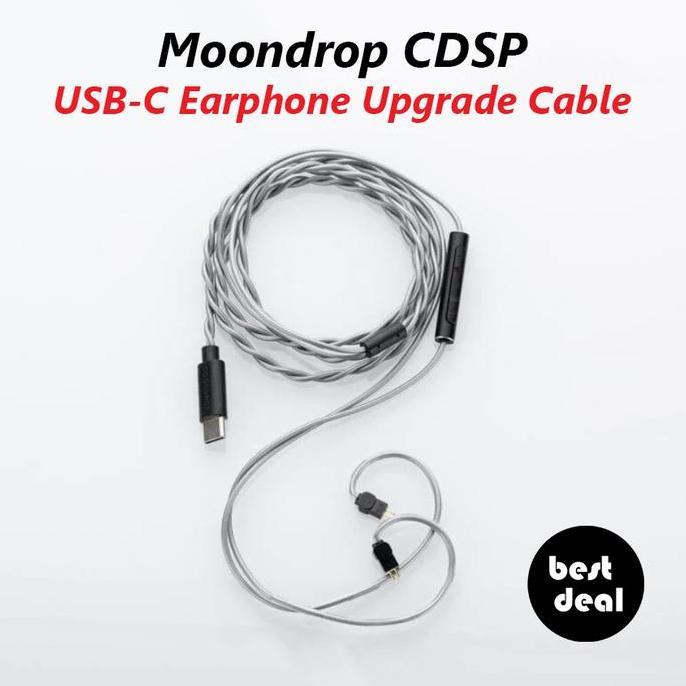 Moondrop CDSP USB-C DSP Earphone IEM 2pin Upgrade Cable with Mic