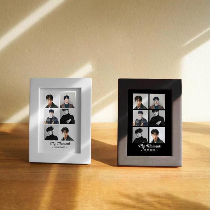 Clip- Photobooth Miniframe Custom Foto + Bingkai 4R - Frame Foto Kustom Dengan Bingkai Minimalis Pol