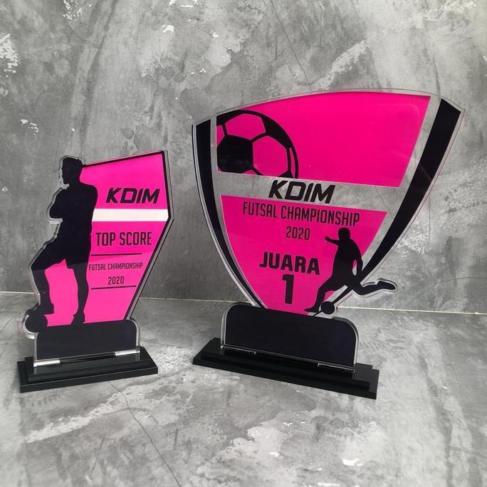 Plakat Akrilik / Plakat Futsal / Plakat Badminton / Piala Lomba
