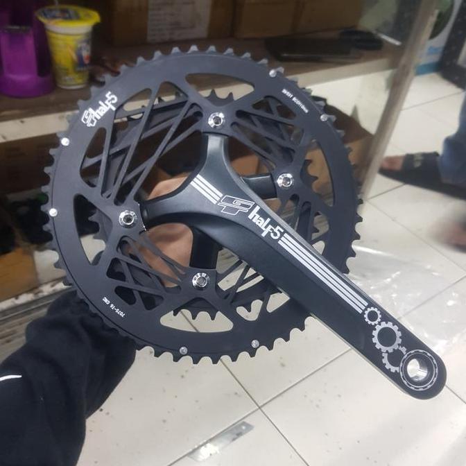 Promo Crank Arm Bcd 110 4 Lubang Arm 170Mm For Chainring Shimano Ultegra 105 Tiagra Sora 2 Speed Gt 