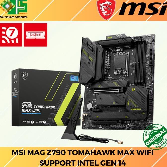 Motherboard MSI MAG Z790 TOMAHAWK MAX WIFI Mobo Intel Support Gen 14