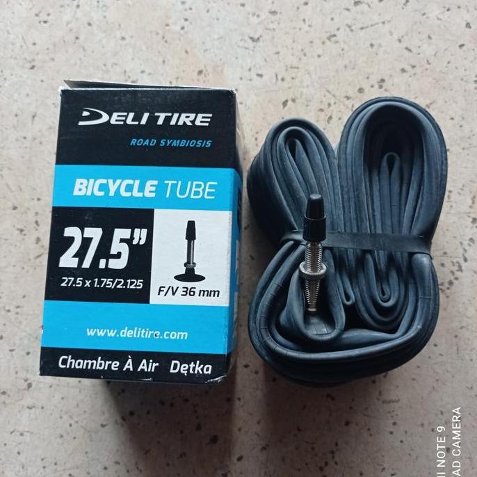 ban dalam sepeda 27.5 x 1.75 1.95 2.10 2.125 27.5x1.75 deli tire swallow presta fv 36mm pentil kecil