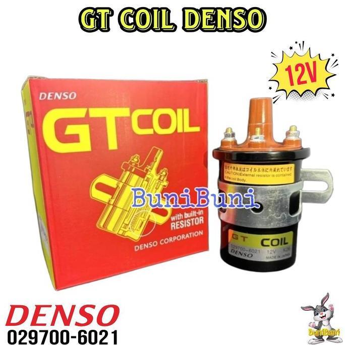 KOIL MOBIL DENSO / GT COIL DENSO 12V KAKI 3 UNIVERSAL UNTUK MOBIL KIJANG / CARRY / FUTURA PROMO