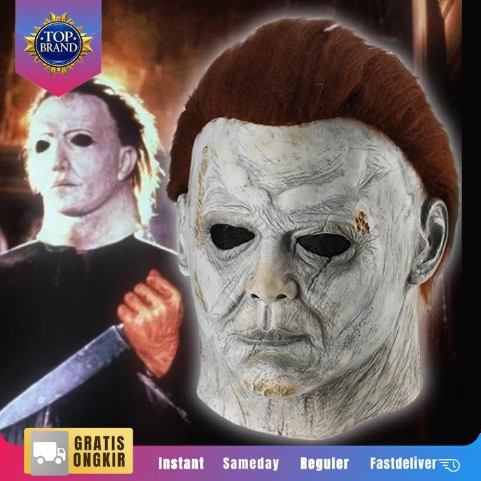 Topeng Halloween Seram Michael Myers Mask Topeng Pesta Halloween / Aneka Topeng Latex