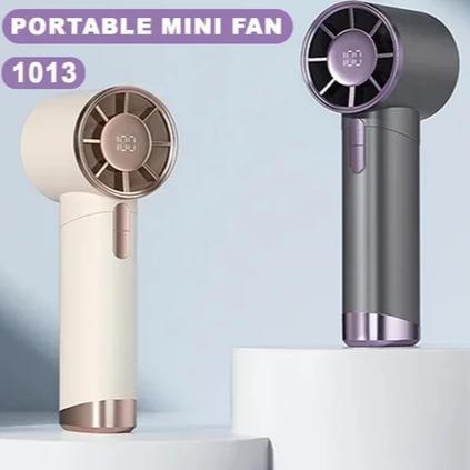 BIG PROMO KIPAS KODE - 04 KIPAS ANGIN MINI TURBO DENGAN BATERAI BESAR DESIGN PORTABLE