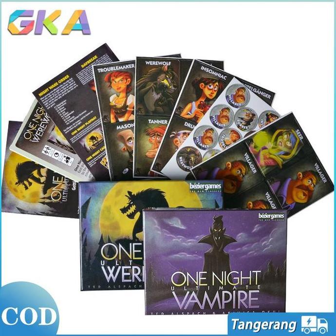 CABBALUS Kartu Ultimate Werewolf/One Night Werewolf Game/Card Board Game