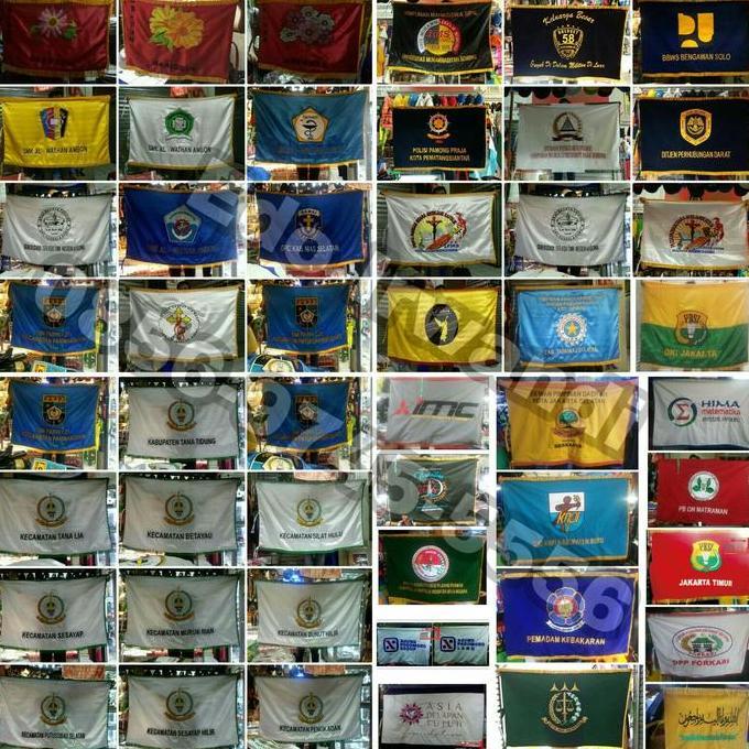 Bendera Pataka Bendera Logo Bordir Bendera Bordir Bendera Ruangan