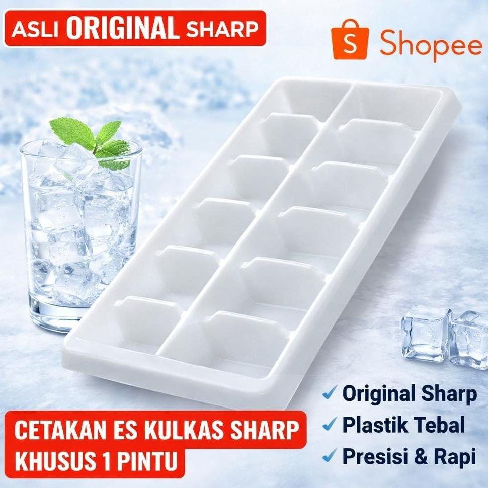 Cetakan Es /Ice Maker Original Kulkas Sharp 1 Pintu