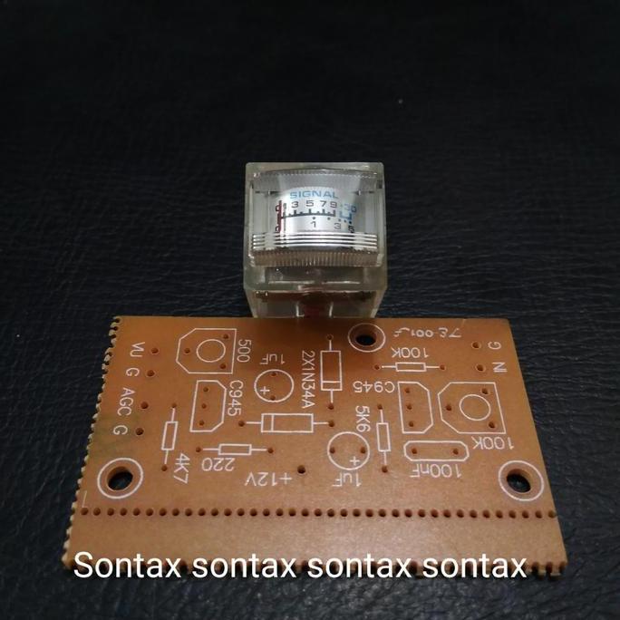VU METER ANALOG SIGNAL SINYAL RADIO HAM RF SSB TRANSCEIVER BITX CB STX27
