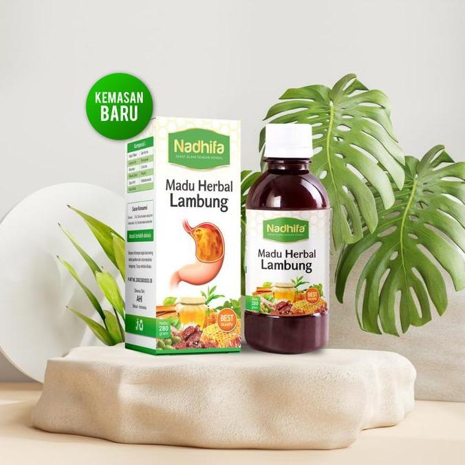 Intm- Madu Herbal Lambung Nadhifa / Madu Sehat Lambung Nadhifa 280Gr - Madu Spesialis Maag & Typus P