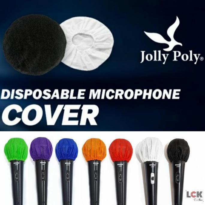 Desfya11 - Shure Microphone Cover Warna / Shure Mic /Sarung Mic Bahan Kain Filter