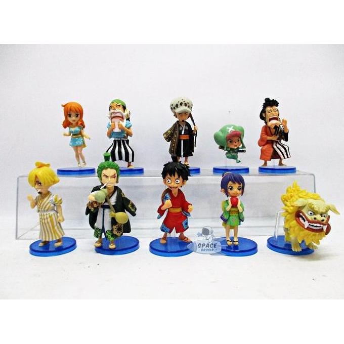 Termurah Action Figure One Piece Arc Wano Wcf Kws Luffytaro Sangoro Zorojuro