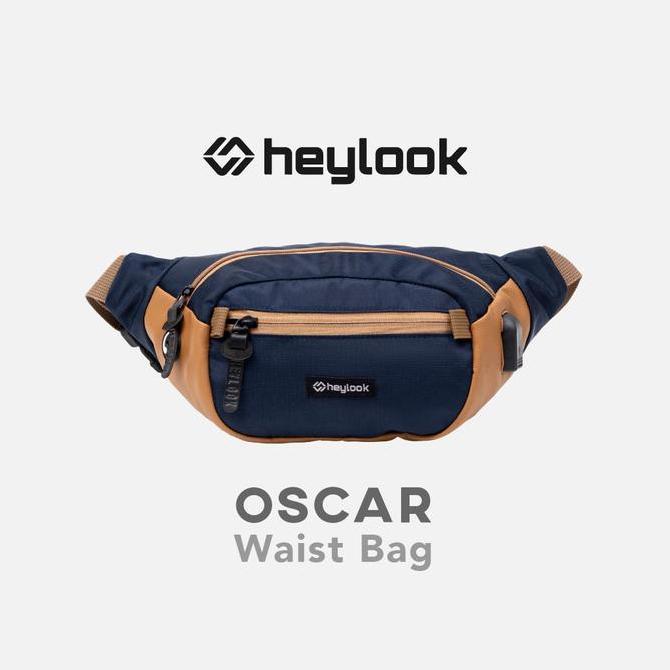 TAS SELEMPANG PRIA WAIST BAG NYLON OSCAR PRIA WAIST BAG DISTRO HEYLOOK HS