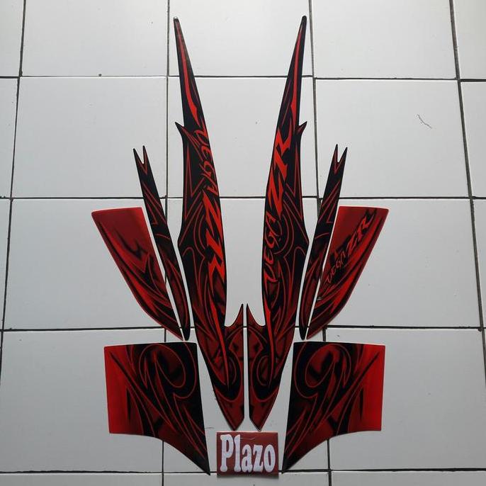 striping vega zr 2010 merah