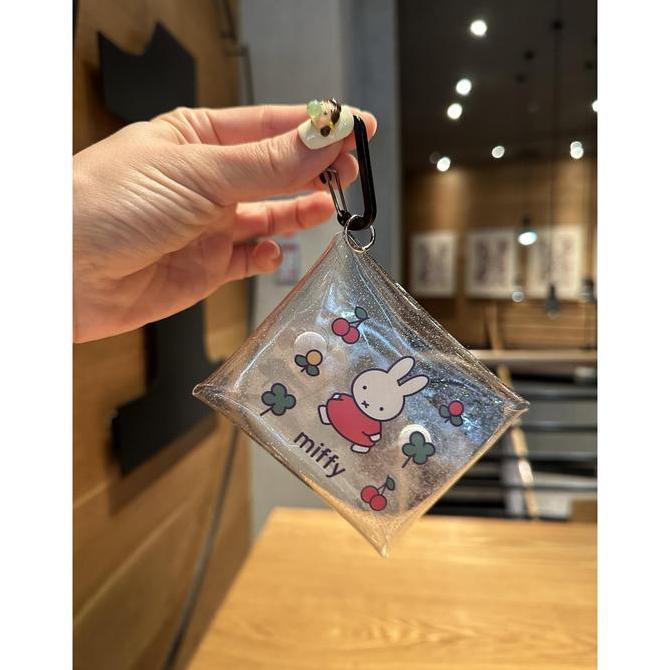 Miffy Pouch Transparan & Glitter Dompet Mini Miffy Lucu