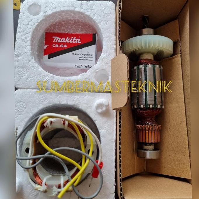 Murah BENZ LAZARO PAKET SET ARMATURE STATOR CARBON BRUSH UNTUK MESIN MT80  M0801B ANGER UNTUK MESIN 