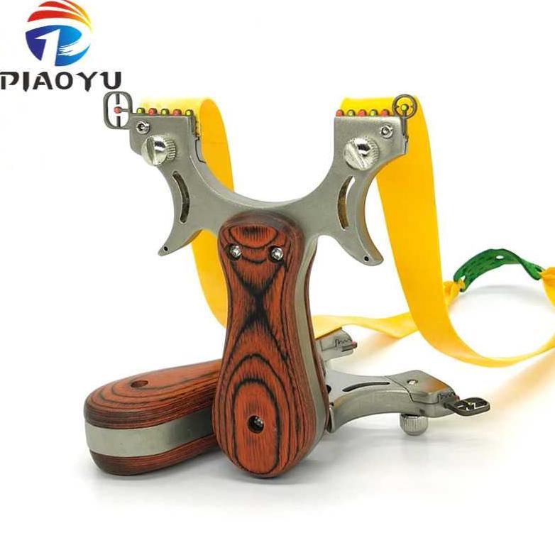 [Bayar di Tempat] Ketapel Metal Slingshot Hunting Catapult Bahan Stainless steel dan Kayu