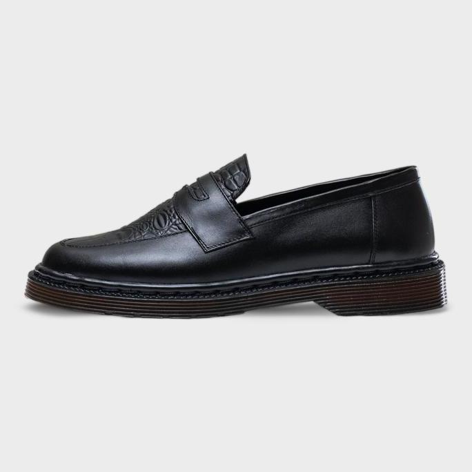 Jovem Loafers Croco Series - Black LL
