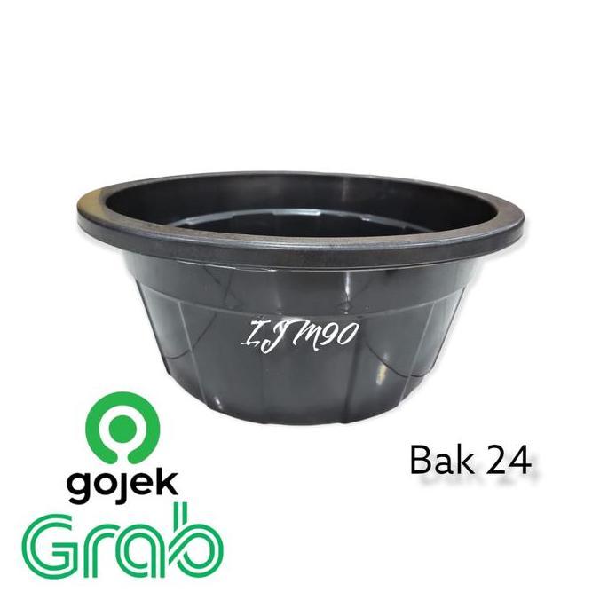 Pilihan- Baskom Plastik Besar Diameter 55Cm | Ember Plastik | Bak 24 Hitam