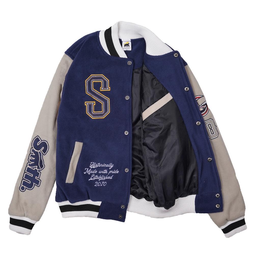 Terbaru House Of Smith Jaket Varsity Pria - New Chamsity #10 - Jacket