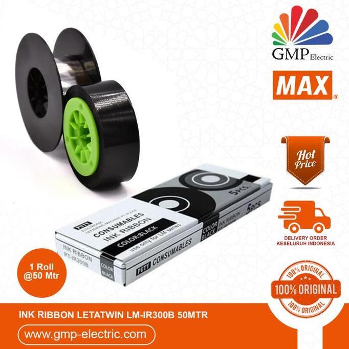 INK RIBBON LETATWIN LM - IR300B 50MTR / LETATWIN  LM- R300B GMP27
