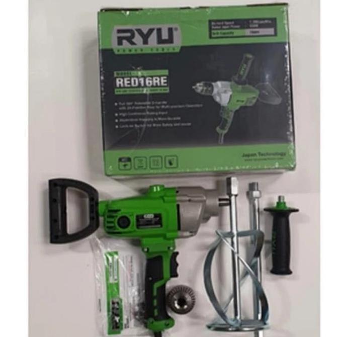 Ryu Bor Mixer RED16RE Pengaduk Cat RED 16RE bor 16mm / aduk 16 mm