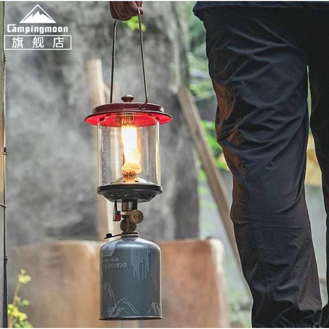 CAMPINGMOON T-9 Moon Star Gas Lantern Lentera Petromax Lampu Gas Vintage Camping Outdoor