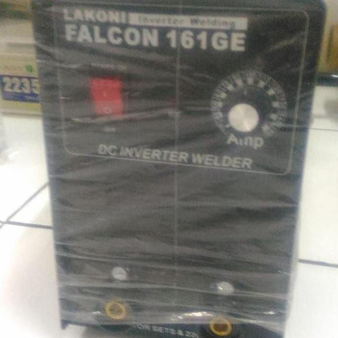 Lakoni Mesin Las Falcon 161GE 161 GE Genset trafo las inverter welding