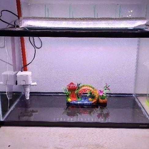 Aquarium Bahari 60Cm 60 G Paket Lengkap + Top Filter + Pompa + Pipa