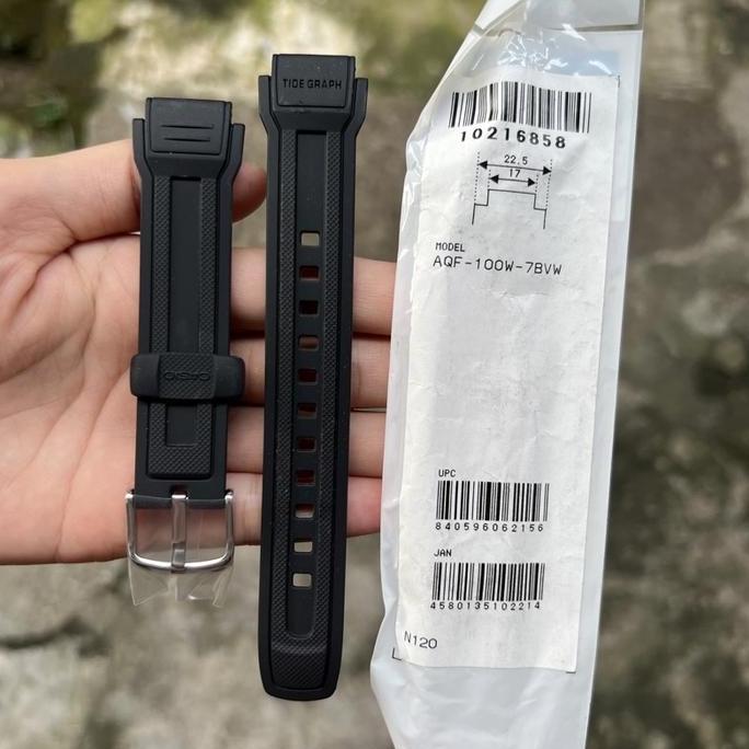Strap tali jam tangan casio original AQF-100W 7B band AQF 100W