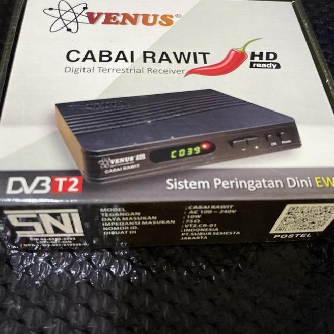 Stb Dital Venus Cabai Rawit Set Top Box Smart Tv Dvbt2 T2 Cabe Rawit