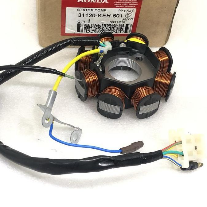 Spul Spoll Stator Assy Honda Megapro Lama Old Ori 31120-KEH-601